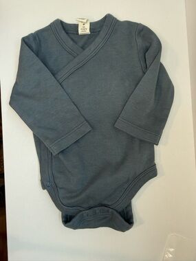 Colored Organics Long-Sleeve Sumo Wrap Baby One-Piece Organic Cotton baby Onesie
